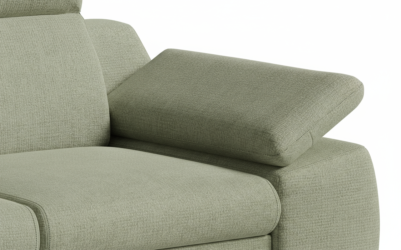 Zielona sofa - detal