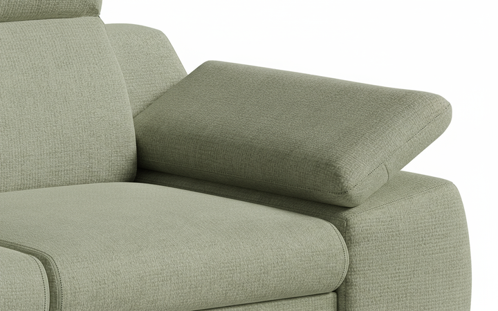 Zielona sofa - detal